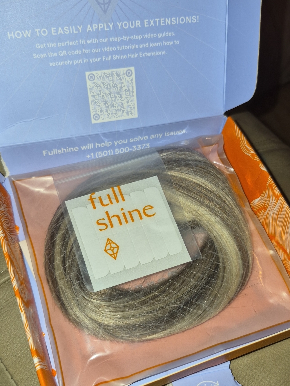 Full Shine Blonde Hair Extensions - Natural Blonde Blend